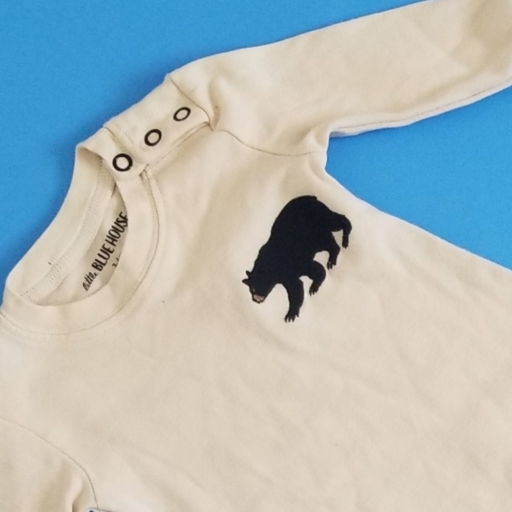Little Blue House Hatley Little Bear Bum Baby Coverall Size 3-6 Months.. - Picture 4 of 6